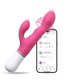 LOVENSE Nora Rabbit Vibrator with APP Control, Pink Vibrator Rabbit with Dual Motor, Clitoral Stimulator Dildo Massager LOVENSE Nora Rabbit Vibrator with APP Control, Pink Vibrator Rabbit with Dual Motor, Clitoral Stimulator Dildo Massager